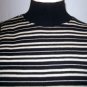 NWT EDDIE BAUER Sleeveless Blk/Wht Sweater Sz M