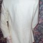 ALBERT NIPON Lined Cream/White Dressy Seasonal Suit Sz8