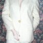 ALBERT NIPON Lined Cream/White Dressy Seasonal Suit Sz8