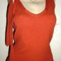 ANN TAYLOR LOFT Rust Sleeveless Sweater Sz S