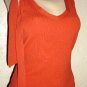 ANN TAYLOR LOFT Rust Sleeveless Sweater Sz S