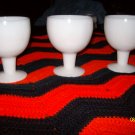 Indiana Glass - Milkglass Goblets (set 4)