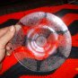 Fortecrisa Poppy Pressed Glass desert Plate