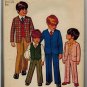 Simplicity 9651 70s BOYS JACKET, PANTS & Reversible VEST Vintage children's Sewing Pattern