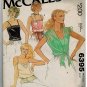 McCall's 6395 CAMISOLES 1970s Vintage sewing pattern