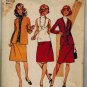 Simplicity 9904 1970s JACKET, BLOUSE & SKIRT Vintage Sewing Pattern