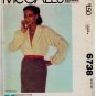 McCall's 6738 1970s Wrap-Blouse Vintage Sewing Pattern