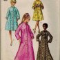 Simplicity 9074 70s Classic Women's ROBES frog closings Vintage Sewing Pattern