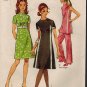 Simplicity 9206 70s Vintage TUNIC, PANTS & DRESS Sewing Pattern MOD