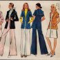 Simplicity 5453 70s Unlined JACKET, SKIRT & PANTS Vintage Sewing Pattern