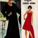 Vogue 1031 Vintage 70s "Vogue Americana" Carol Horn Designer JACKET & DRESS Sewing Pattern