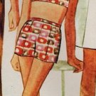 McCall's 7789 60s Girl's DRESS/TOP, PANTS/SHORTS & BRA Vintage Sewing Pattern *UNCUT & FF*