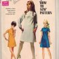 Simplicity 7737 60s Mod DRESS Vintage Sewing Pattern -A-Line,Retro