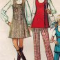 Simplicity 8916 70s Classic MINI-JUMPER & TUNIC & PANTS , Vintage Sewing Pattern