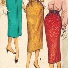 Simplicity 2196 50s PENCIL SKIRT Vintage Sewing Pattern