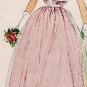 Simplicity 3252 50s feminine Tucked Sheer DRESS Vintage Sewing Pattern