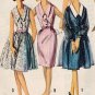 Simplicity 5822 Vintage 60s UNCUT Fun Pan Am Cocktail DRESS, Full or Slim Skirt, w/Detachable Collar