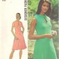 Simplicity 5564 70s Uncut "Designer Fashion" Keyhole DRESS Vintage Sewing Pattern * UNCUT & FF