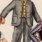 Simplicity 1019 50s Little Boy's JACKET, VEST & PANTS in 2 Lengths Vintage Sewing Pattern