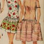 Simplicity 4435 60s Mad Men Beach DRESS, BATHING SUIT Vintage Sewing Pattern