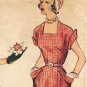 Simplicity 2806 1940s Square Neckline DRESS Vintage Sewing Pattern
