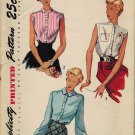 Simplicity 3092 40s "Let Me Unbutton Your Shirt" SHIRT Vintage Sewing Pattern