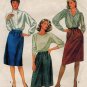 Simplicity 6624 80s Work SKIRTS Vintage Sewing Pattern