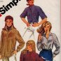 Simplicity 5547 80s Raglan Sleeve SHIRT & Pullover TOP Vintage Sewing Pattern