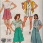 Simplicity 7463 80s Set of CULOTTES Vintage Sewing Pattern