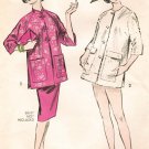 Advance 9076 50s Sensational COATS - Mandarin Collar Jacket  Vintage Sewing Pattern