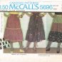 McCall's 5696 70s Tiered & Ruffled Peasant Skirt Vintage Sewing Pattern