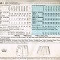 McCall's 6411 70s Vintage WRAP SKIRT Misses' Sewing Pattern