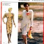 Burda 5550 Vintage 80s Draped Wrap DRESS Sewing Pattern