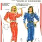 Burda 6205 Vintage 80s Asymmetrical Peplum BLOUSE and Slim SKIRT Suit Dress Sewing Pattern