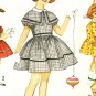 Simplicity 4586 Vintage 60s Girl's 7 Day Wardrobe DRESS Sewing Pattern
