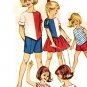 Simplicity 4457 Vintage 60s Girls 7 Day SEPARATES Wardrobe Sewing Pattern