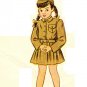 Simplicity 2218 40s UNCUT Adorable Suspender SKIRT & Lumber JACKET Vintage Sewing Pattern *UNCUT