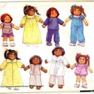McCall's 9091 Vintage 80s Clothes Wardrobe for 18" & 23" Soft Sculpted Dolls Cabbage Patch