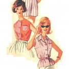 Simplicity 3745 Vintage early 60s Misses' Set of Blouses Sewing Pattern