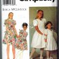 SImplicity 7462 UNCUT 90s Vintage Jessica McClintock Girls Tuck Pleated Dress Sewing Pattern