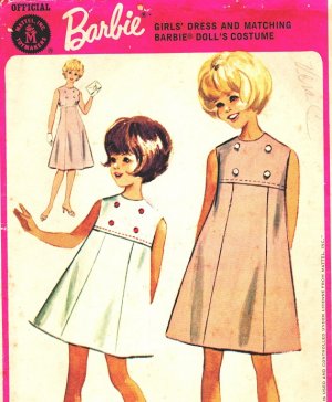 Barbie A-line Empire Dress  Barbie clothes patterns, Sewing