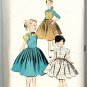 Advance 7759 Vintage 50s UNCUT Girls' Rockin' Pinafore Jumper and Demur Dress Sewing Pattern