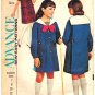 Advance 3518 Vintage 60s UNCUT Sailor Collar Dress with Back Pleats and Bib Sewing Pattern