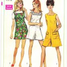 Simplicity 7684 Vintage 60s Mini Pant Dress or Pant Jumper Sewing Pattern Size 12 Bust 34