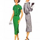 Simplicity 2410 UNCUT Vintage 50s Wiggle Middy Dress Sewing Pattern Size 14 Bust 34