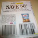 10 - .50/2 Chex Mix or Chex 100 Calorie Snack
