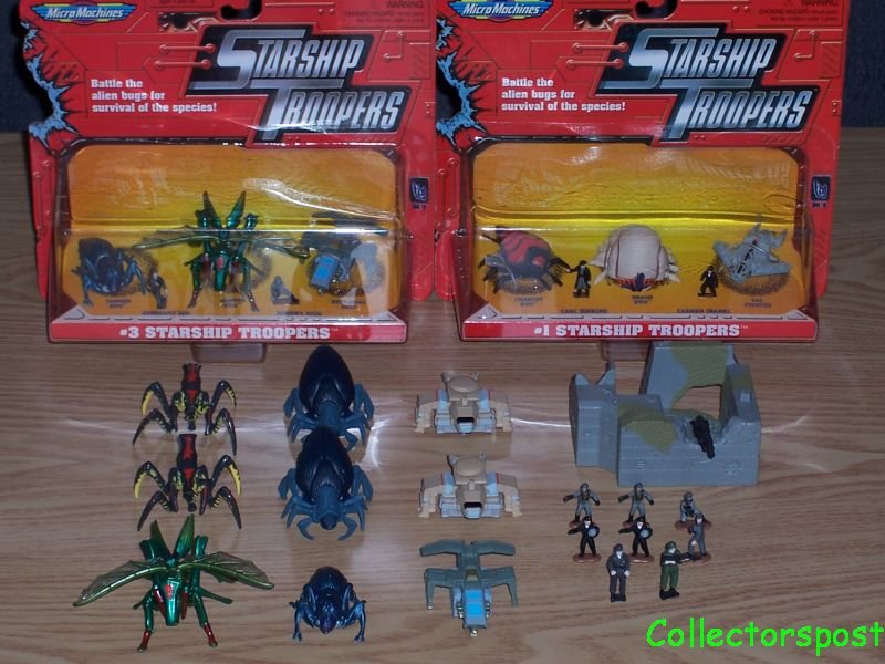 Galoob Micromachines Starship Troopers - Juego de bichos de Plasma