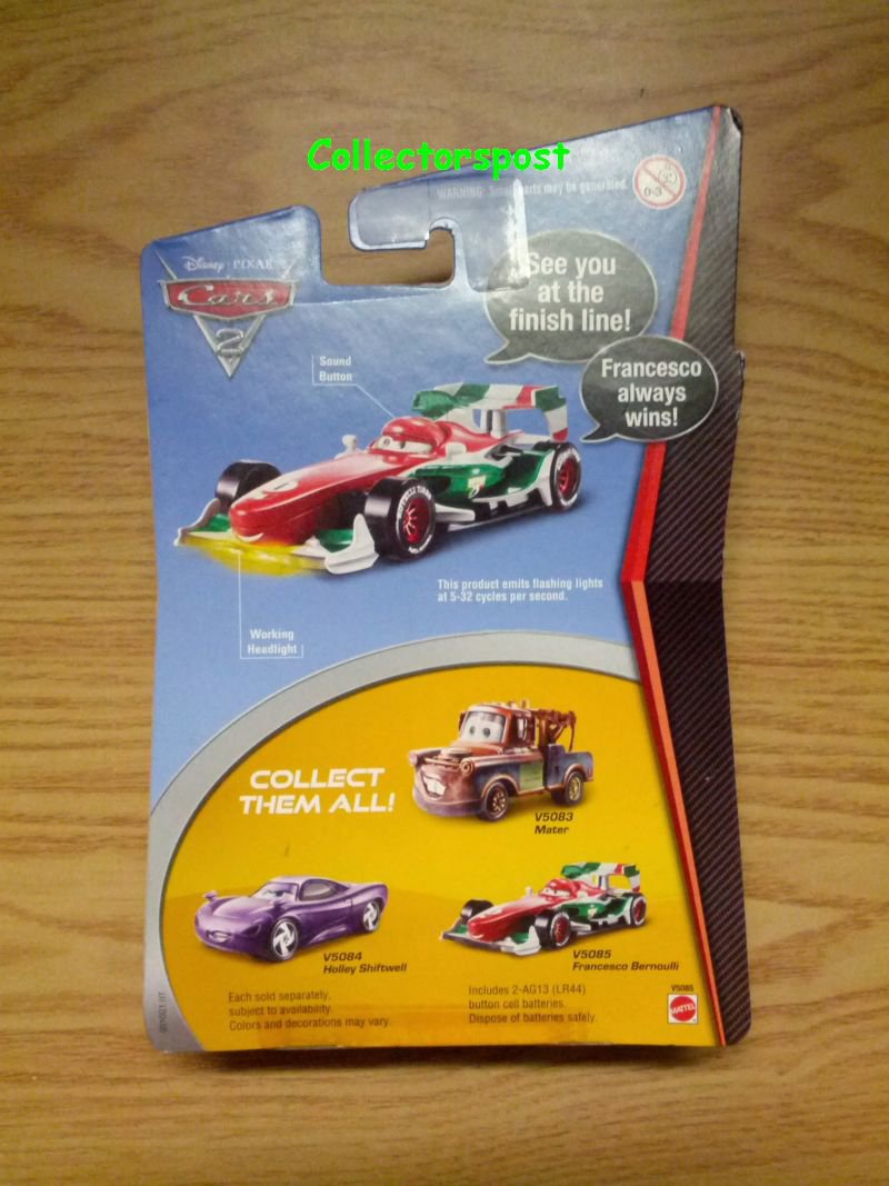 Cars 2 Lights & Sounds Francesco Bernoulli