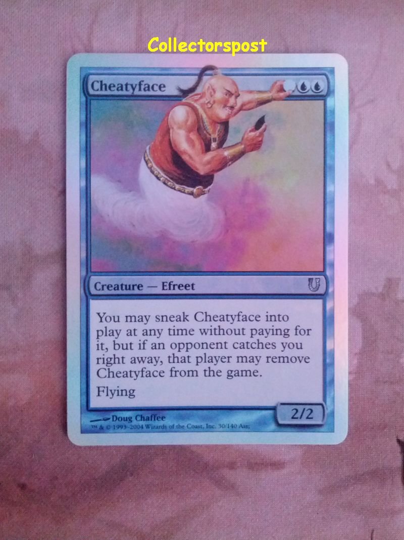 MTG Unhinged Cheatyface Foil