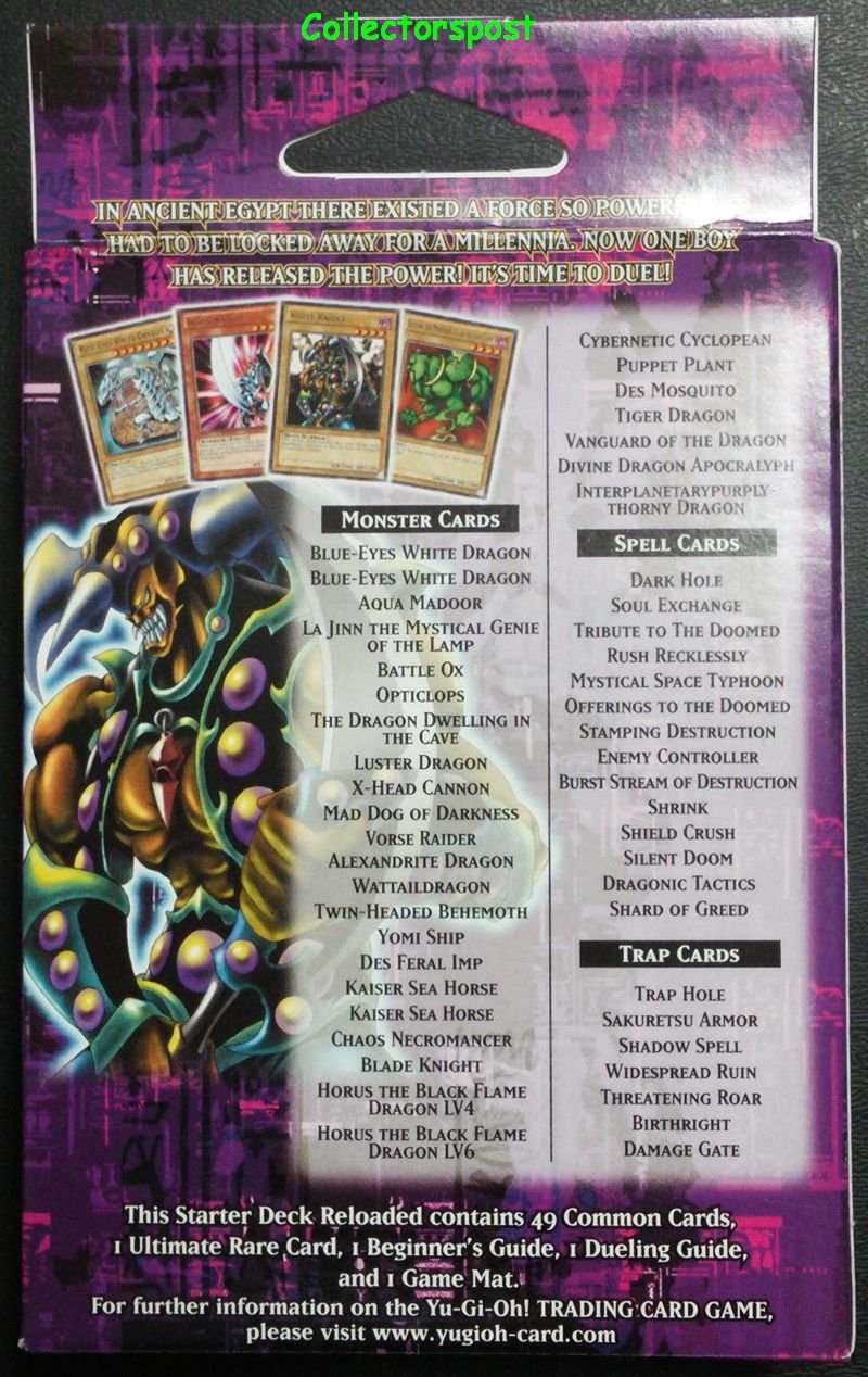 Yugioh Kaiba and Yugi Starter Decks Reloaded